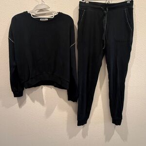 P.J. Salvage Black Sweatshirt Loungewear New without Tags $159 each